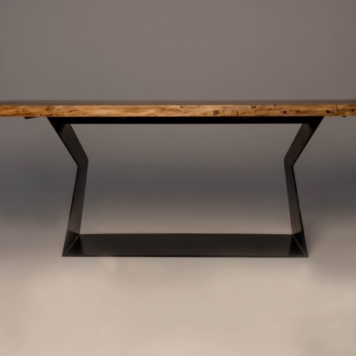 Eight Seater Walnut Dining Table detail
