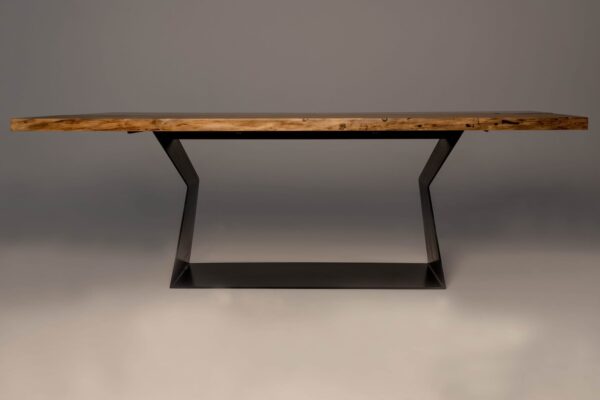 Eight Seater Walnut Dining Table detail