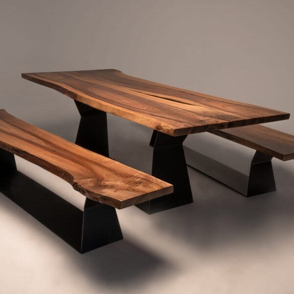 Dining Table and Bench Set