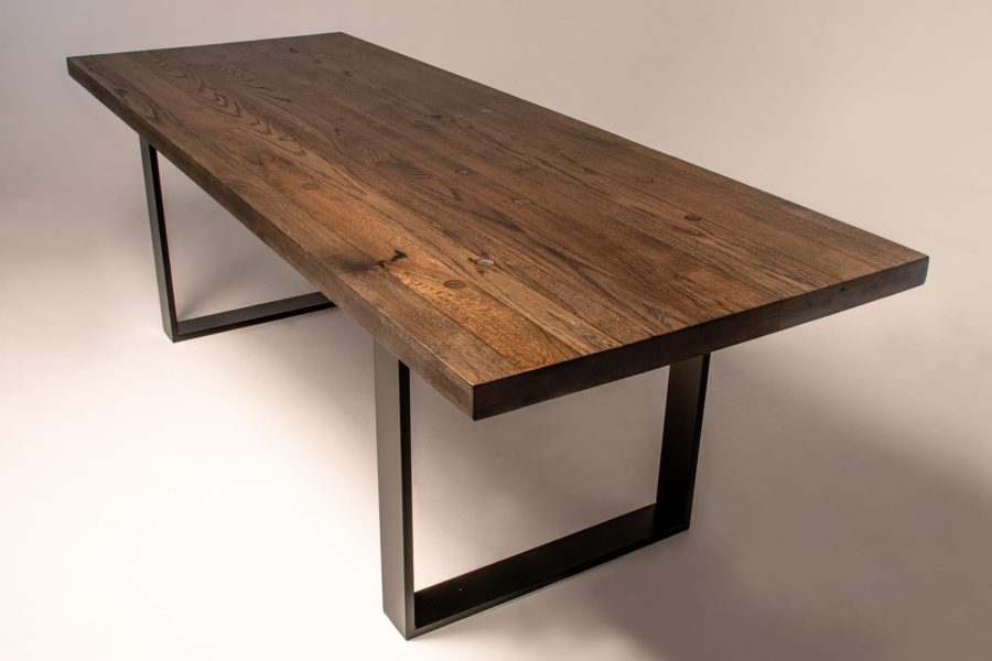 Reclaimed Dining Table in USA Cargo Train Oa