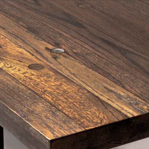 Beautifully crafted reclaimed wood table for dining Eco-friendly dining table made from reclaimed wood