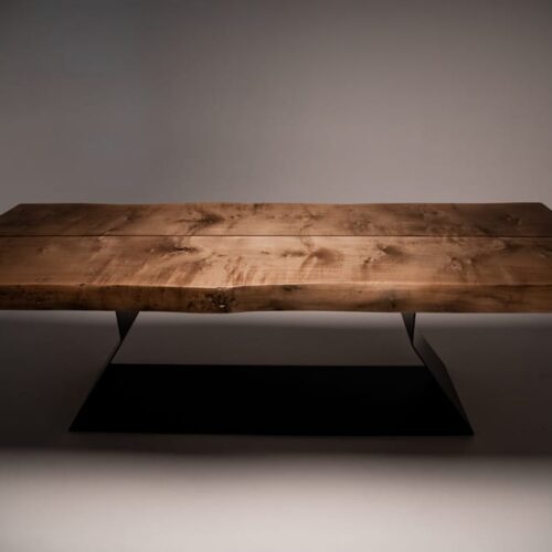 maple slab dining table