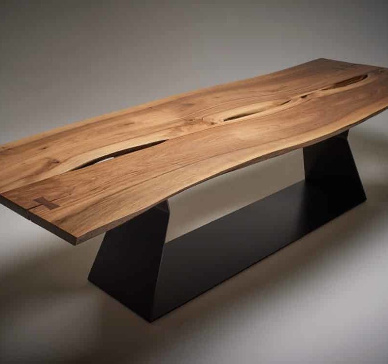 live edge dining table