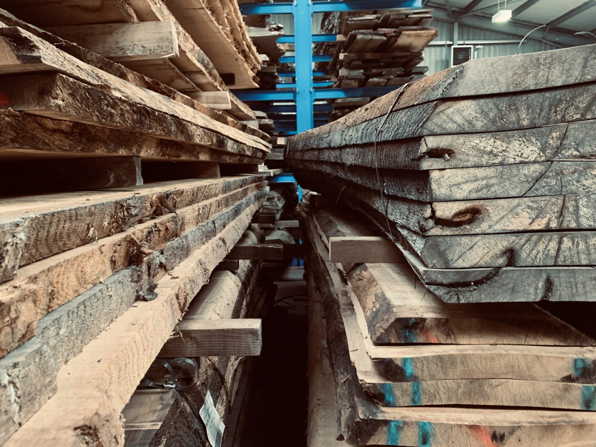 wood stack of slabs